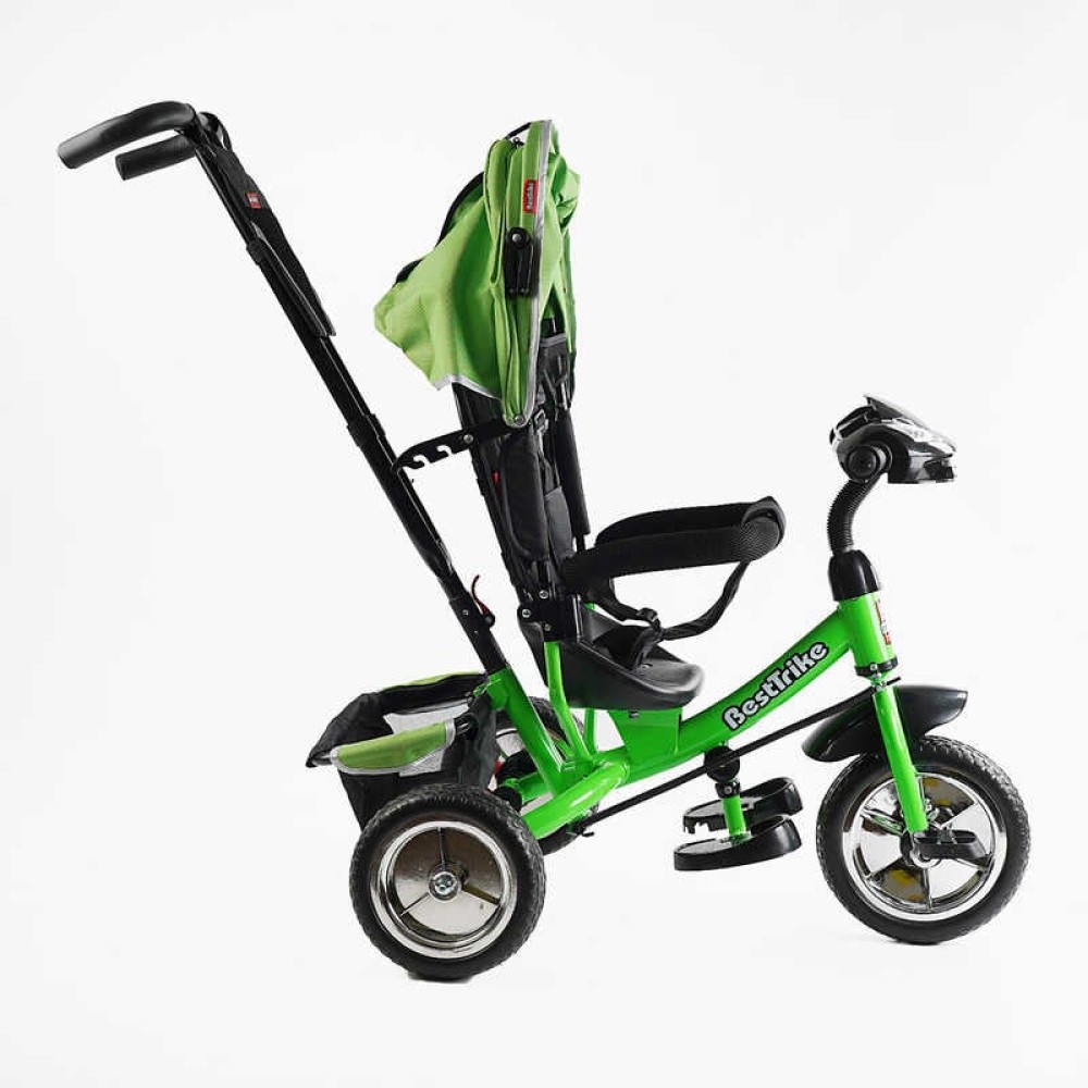Велосипед 3-х колісний 69-067 Best Trike КОЛЕСО ПІНА, d=25см переднє, d=20см задні, фара музична, USB, Bluetooth, в коробці