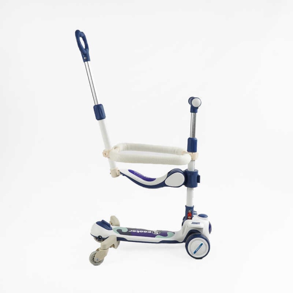 Самокат 5в1 "Skyper" RT-13409 (6) колеса PU125х40мм зі світлом, укр озвучування та підсвічування платформи, з ДОП. КОЛЕСАМИ, захисний бампер, в коробці