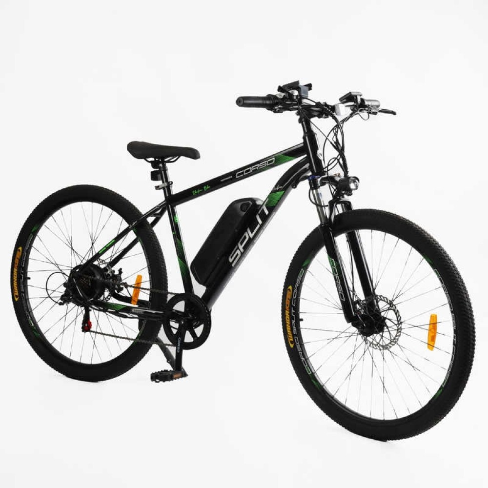 Електровелосипед Corso Split SP-65112 350W 36V/13Ah 29" Shimano 7 швидкостей LCD дисплей фара