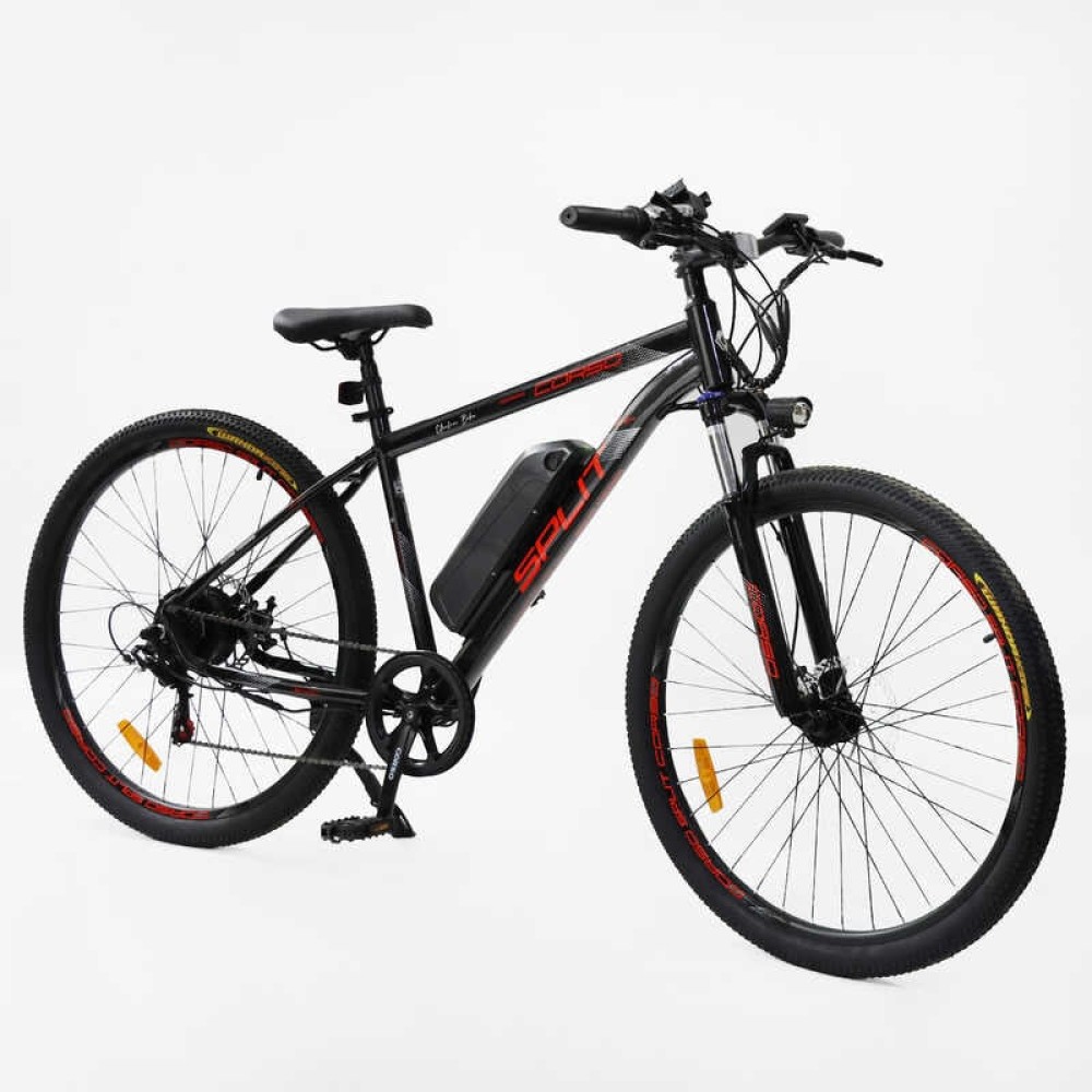 Електровелосипед Corso Split SP-78019 350W 36V/13Ah 29" Shimano 7 швидкостей LCD дисплей фара