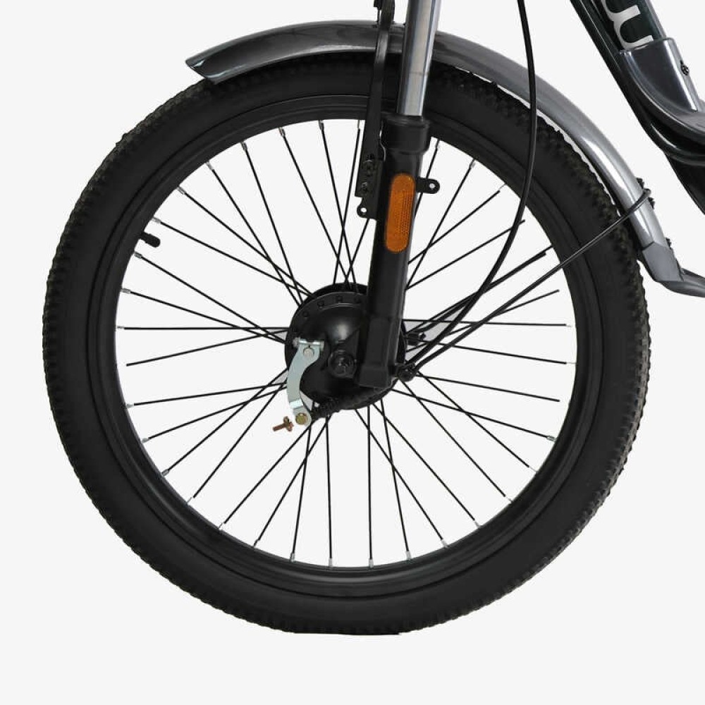 Електровелосипед Corso Shadow SH-8036-9/с-31 22" 500W 48V/20Ah, сигналізація, кошик (зелений)