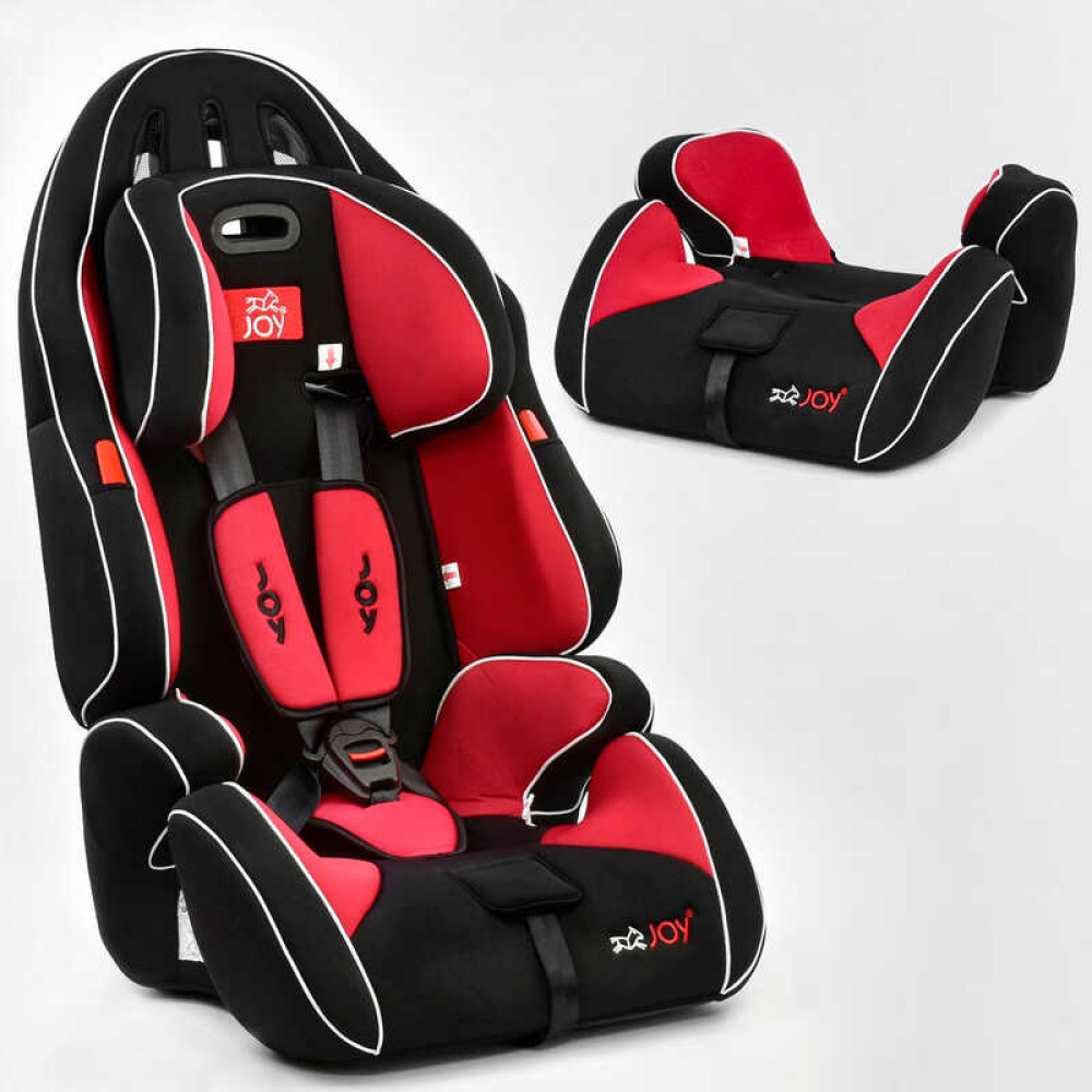 Автокрісло Joy G 1699 універсальне  9-36 кг, з бустером Колір чорно-червоний