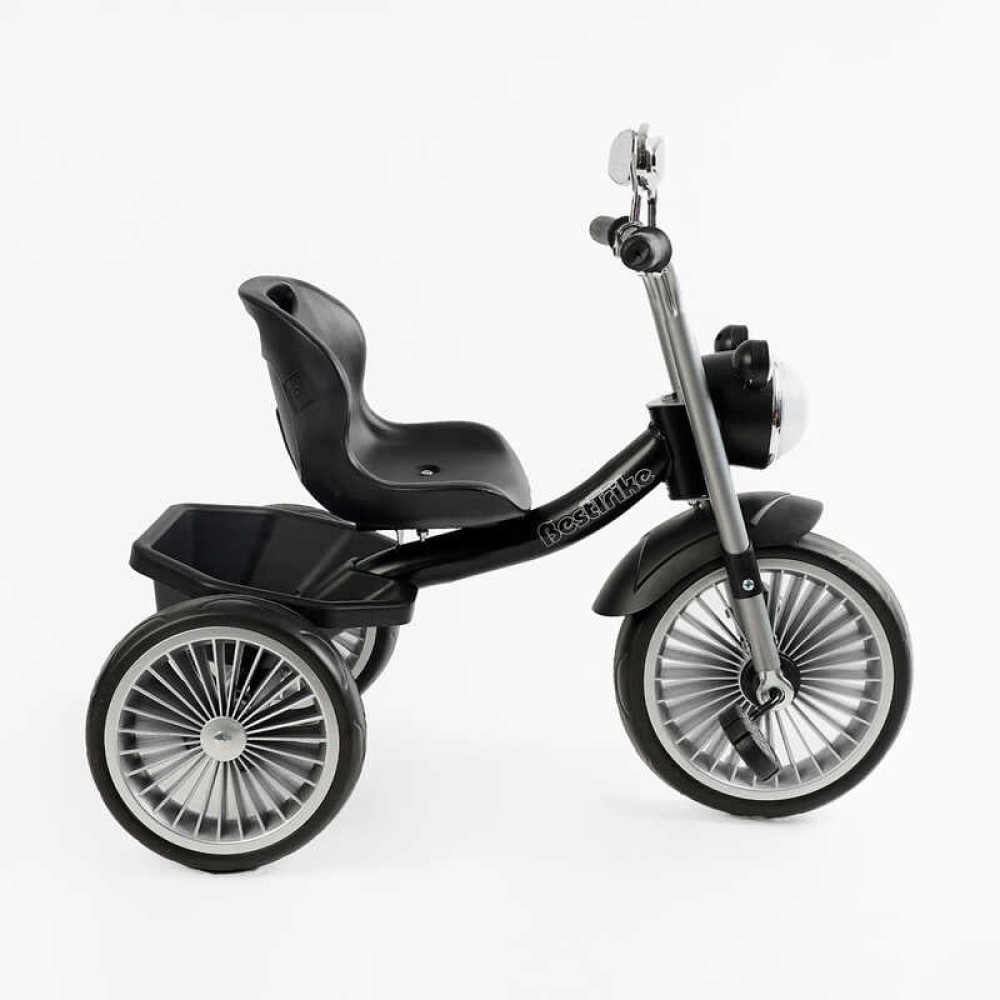 Велосипед 3-х колісний BS-67800 "Best Trike" колеса EVA переднє 10", заднє 8", сталева рама, УКР. ОЗВУЧУВАННЯ, кошик, в коробці