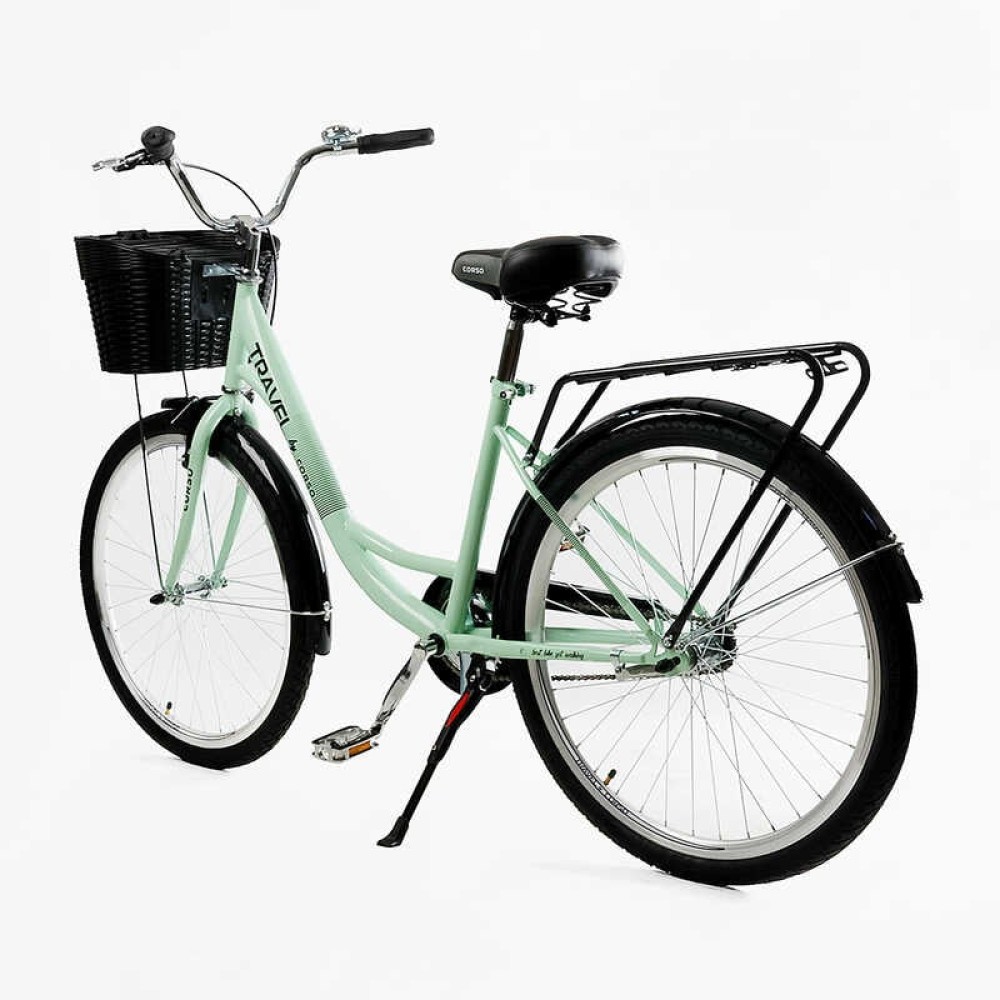 Велосипед міський Corso TRAVEL 26" TL-26727 + КОШИК