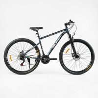 Велосипед спортивний Corso ALPHA LF-29360 29", сталева рама 19", 21 швидкість, Shimano, дискові гальма