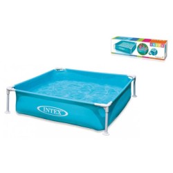 Intex Басейн каркасний 57173 (3) розміром 122х122х30 см, об'єм: 337л, вага: 4,9 кг, від 3 років