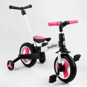 Велосипед-трансформер Best Trike 55475 колеса PU 10'', батьківська ручка, знімні педалі
