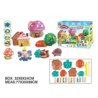 Тісто для ліплення F 018-213 (48/2), 12 кольорів, 7 форм, інструменти, в коробці