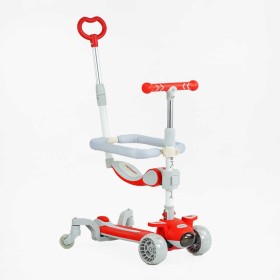 Самокат 5в1 "Skyper" J-08328 (6) колеса PU 125х40мм зі світлом, укр.озвучування та підсвічування платформи, з ДОП. КОЛЕСАМИ, захисний бампер, в коробці