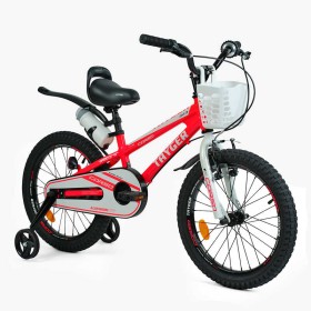 Велосипед 2-х колісний дитячий CORSO TAYGER TG-15874 16" Алюмінієва рама, бічні колеса, кошик, пляшечка