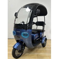 Електротрицикл Corso Terra TR-201040 800W 72V 20Ah з дахом, лобовим склом і дощовиком, 3 місця