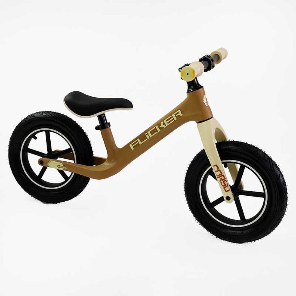 Велобіг Corso Flicker 12" FL-0879-75 нейлонова рама, нейлонова вилка, надувні колеса 12", в коробці