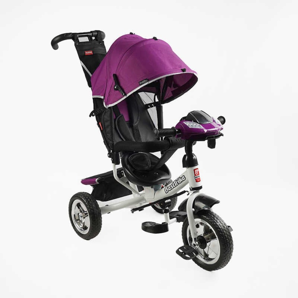 Велосипед 3-х колісний 6588/62-192 Best Trike КОЛЕСО ПІНА, d=25см переднє, d=20см задні, фара музична, USB, Bluetooth, в коробці