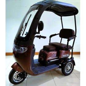 Електричний трицикл Corso Handy HD-73711 800W 72V 20Ah з дахом, вітровим склом і трьома місцями