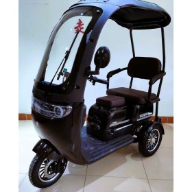 Електричний трицикл Corso Handy HD-65602 800W 72V 20Ah з дахом, вітровим склом і трьома місцями