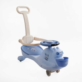Каталка-толокар JOY LD-834-55 колеса PU зі світлом, музика та світло, захисний бампер, батьківська ручка, в коробці
