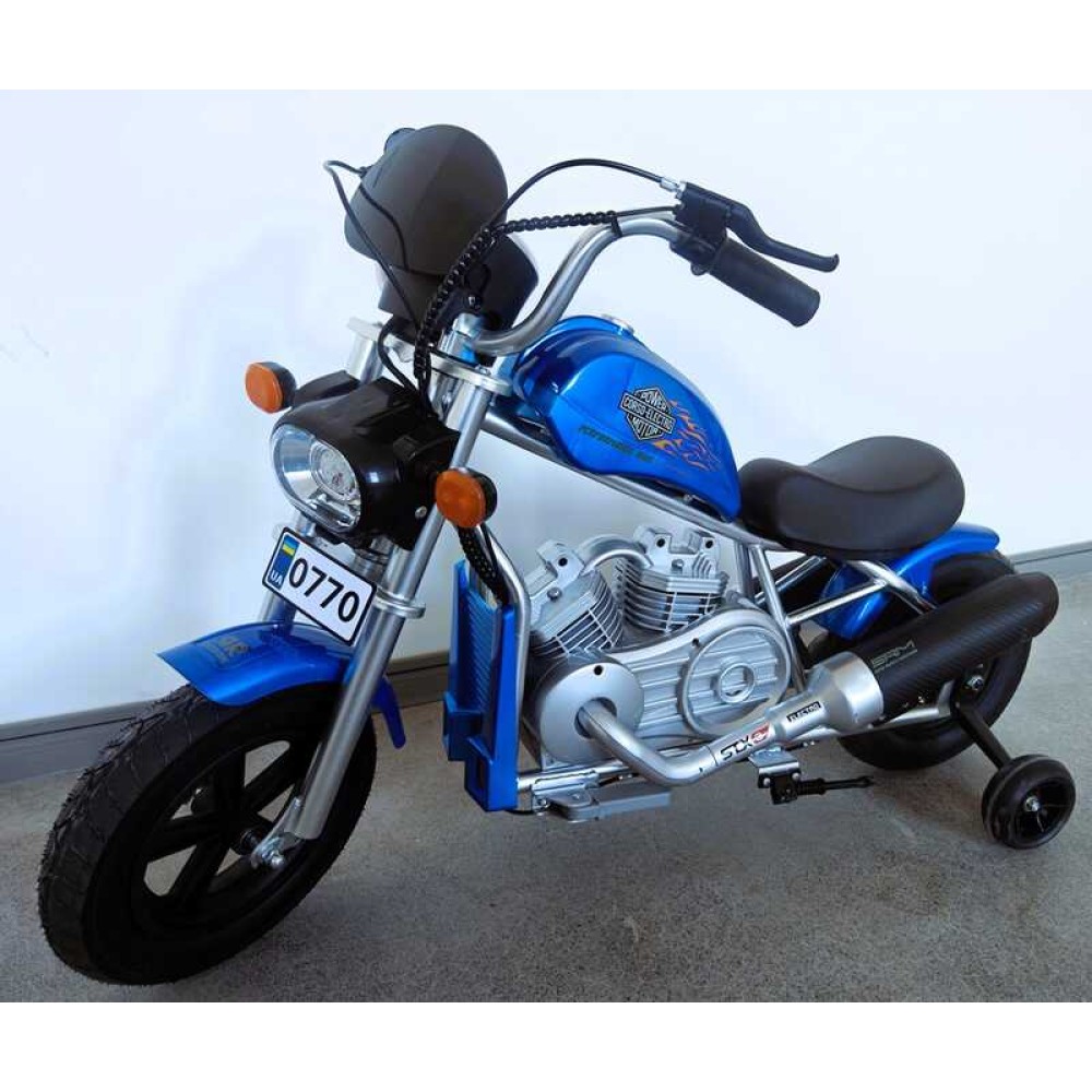 Мотоцикл електричний дитячий Corso H-17869 (1) двигун 160W, акумулятор 24V5Ah, Bluetooth, звук двигуна, в коробці