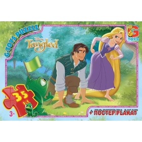 гр Пазли 35 ел. "G Toys" "Рапунцель" TA 012 (62) +постер