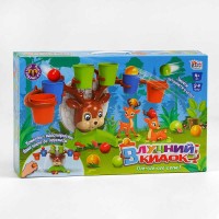 гр Настільна гра "Влучний кидок" 39889 (12) "4FUN Game Club", пісочний годинник, кульки, стаканчики, в коробці