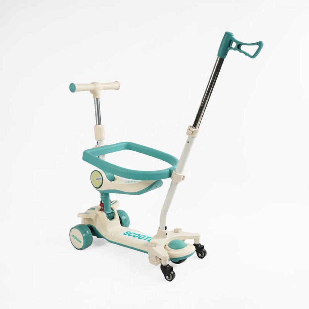 Самокат 5в1 "Skyper" TY-2175 (6) колеса PU 125х40мм зі світлом, укр озвучування та підсвічування платформи, з ДОП. КОЛЕСАМИ, захисний бампер, в коробці