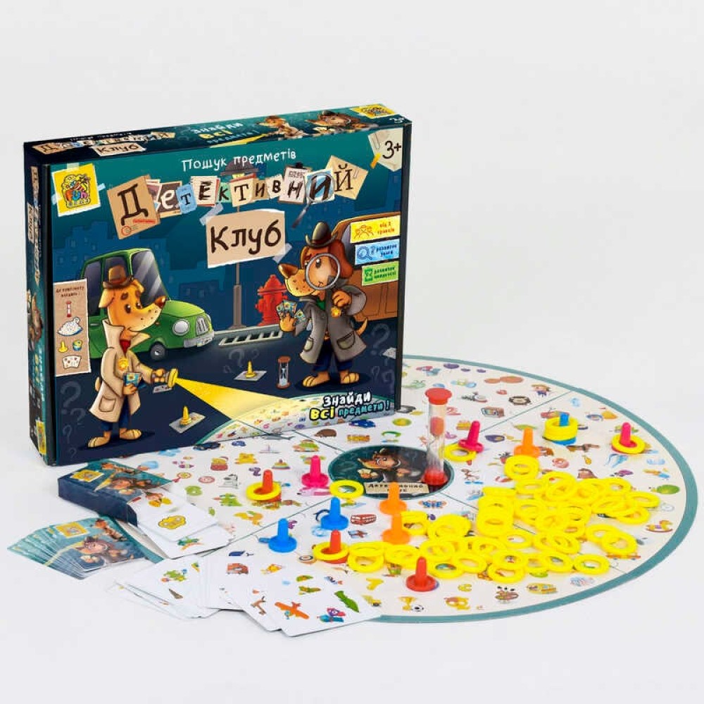 гр Настільна гра "Детективний клуб" 54054 (12/2) "4FUN Game Club", у коробці