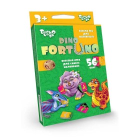 гр Розвиваюча настільна гра "Dino Fortunos" UF-05-01 (32) "Danko toys", опис укр\рос мовами