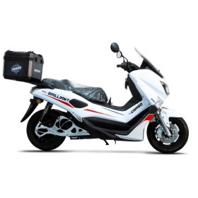 Електричний мопед Corso Brilliant BR-634180 (1) +1 ЯЩИК АКУМ., +1 ЯЩИК БАГАЖНИК, двигун 2000W, акумулятор 72V/32Ah, в коробці