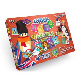 гр Гра "Суперлото Абетка" СЛА-01UЕ (10) "Danko Toys"