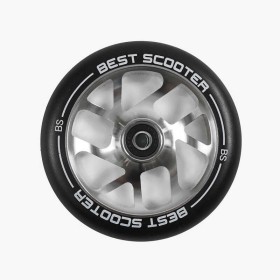 Колесо для трюкового самоката SKL-3963/120 (120) "Best Scooter", колір СРІБЛО, 120 мм PU, підшипник ABEC-9