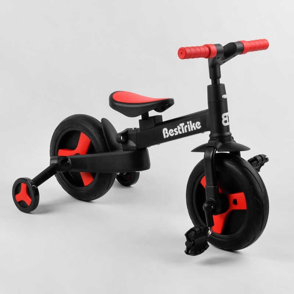 Велосипед-трансформер Best Trike 23031 колеса PU 10&apos;&apos;, батьківська ручка, знімні педалі