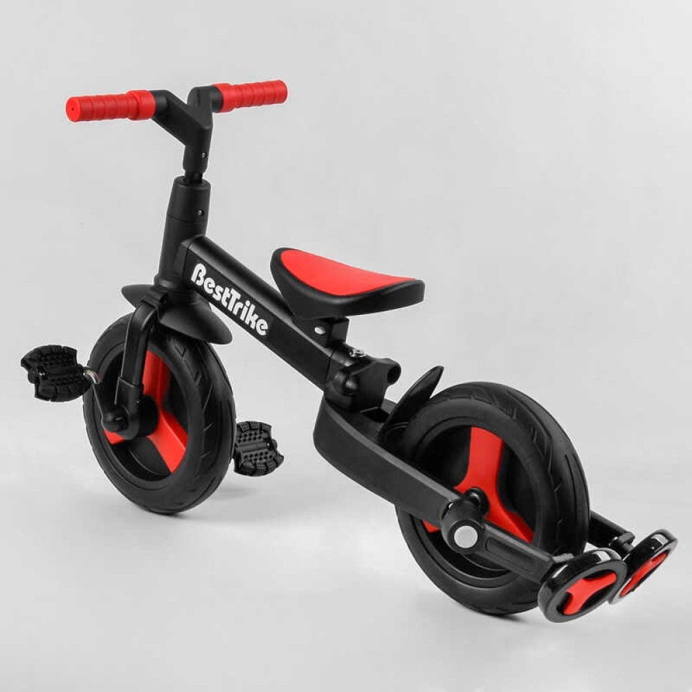 Велосипед-трансформер Best Trike 23031 колеса PU 10&apos;&apos;, батьківська ручка, знімні педалі