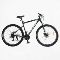 Велосипед спортивний Corso ALPHA LF-29102 29", сталева рама 21", 21 швидкість, Shimano, дискові гальма