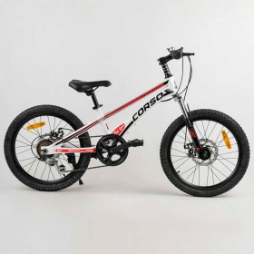 ​Велосипед спортивний CORSO Speedline MG-56818 20" магнієва рама, 7 швидкостей, Shimano, дискові гальма