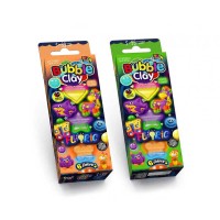 гр Повітряний пластилін "Bubble Clau Fluoric" BBC-FL-6-01U,02U УКР. (30) "Danko toys", 6 кольорів