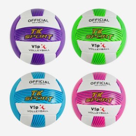 М'яч волейбольний C 60969 (60) "TK Sport" 4 види, матеріал м'який PVC, вага 280-300 грамів, розмір №5, ВИДАЄТЬСЯ ТІЛЬКИ МІКС ВИДІВ