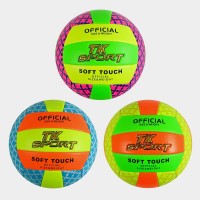 М'яч волейбольний C 60970 (60) "TK Sport", 3 види, матеріал м'який PVC, вага 280-300 грамів, розмір №5, ВИДАЄТЬСЯ ТІЛЬКИ МІКС ВИДІВ