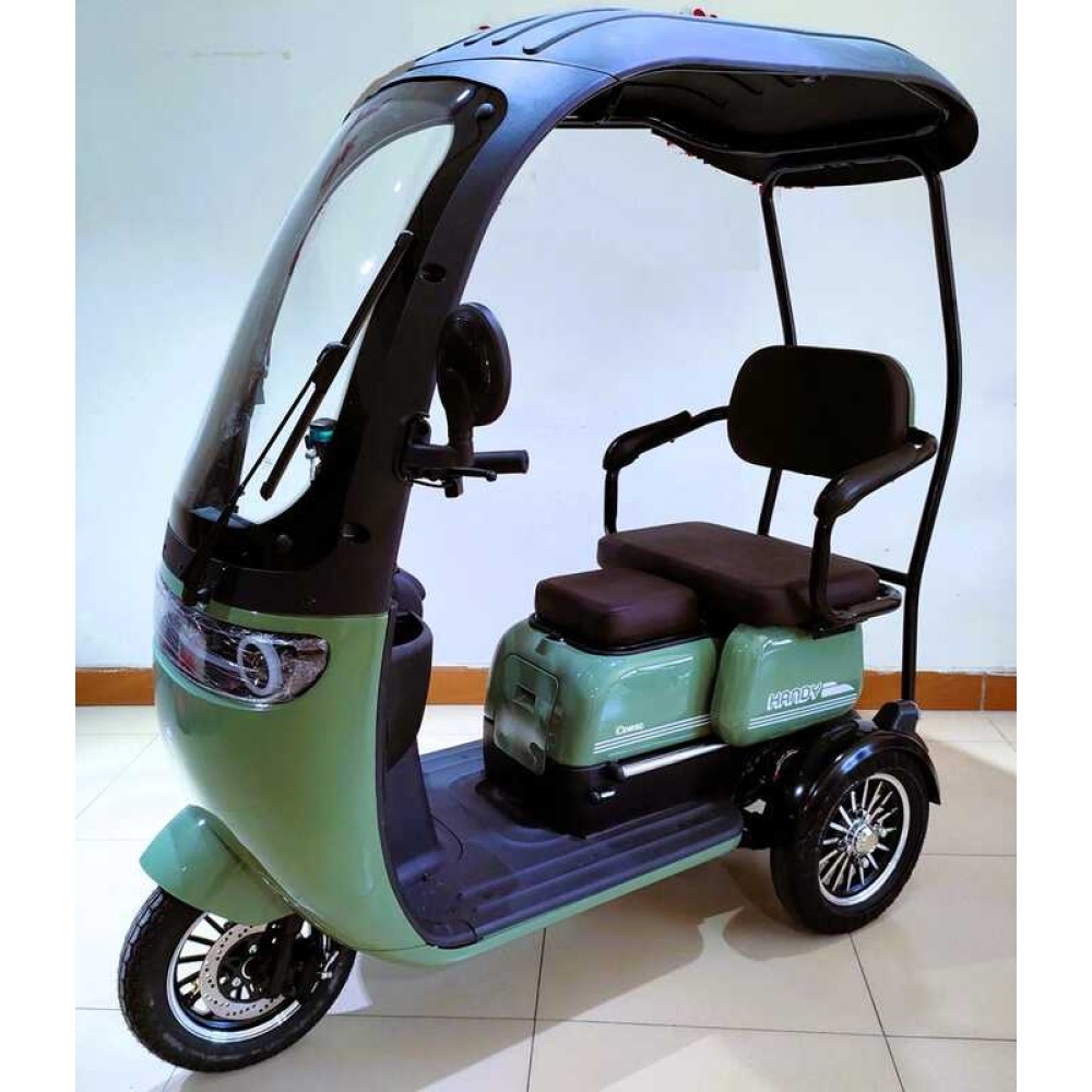 Електротрицикл Corso Handy HD-881274 800W 72V 20Ah з Дахом і Трьома Місцями