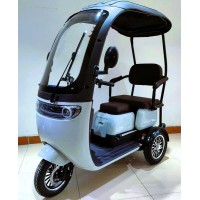 Електричний трицикл Corso Handy HD-74410, 800W, 72V/20Ah, 35 км/год, 3-місний, з дахом