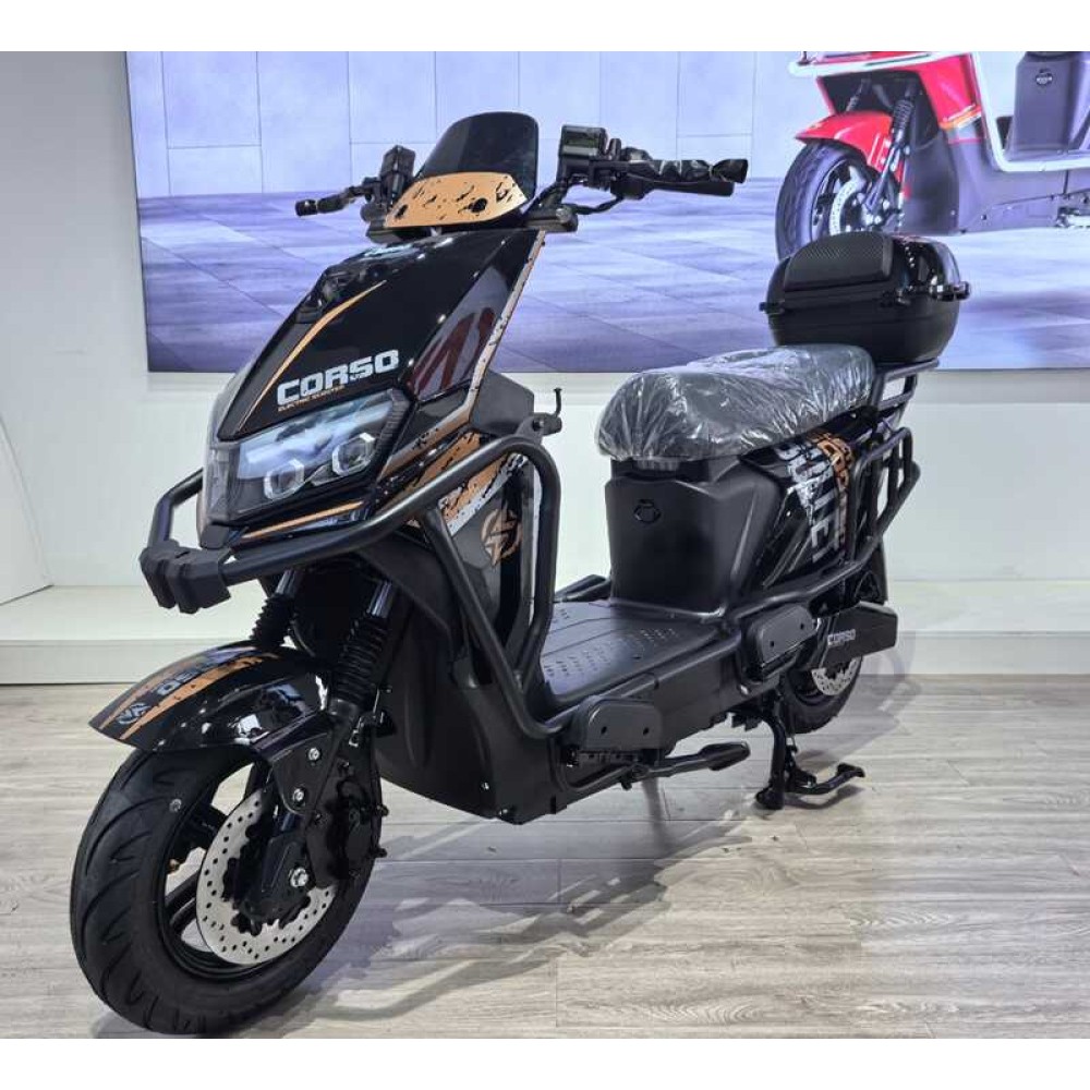 Електроскутер Corso Bullet BL-900722 2000W 72V/32Ah LED фари, гідравлічні гальма, сигналізація, кошик