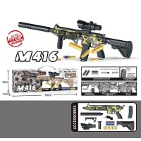 Автомат 323 E (42) механічний принцип роботи, 20 м’яких патронів, 10 гільз, приціл, в коробці