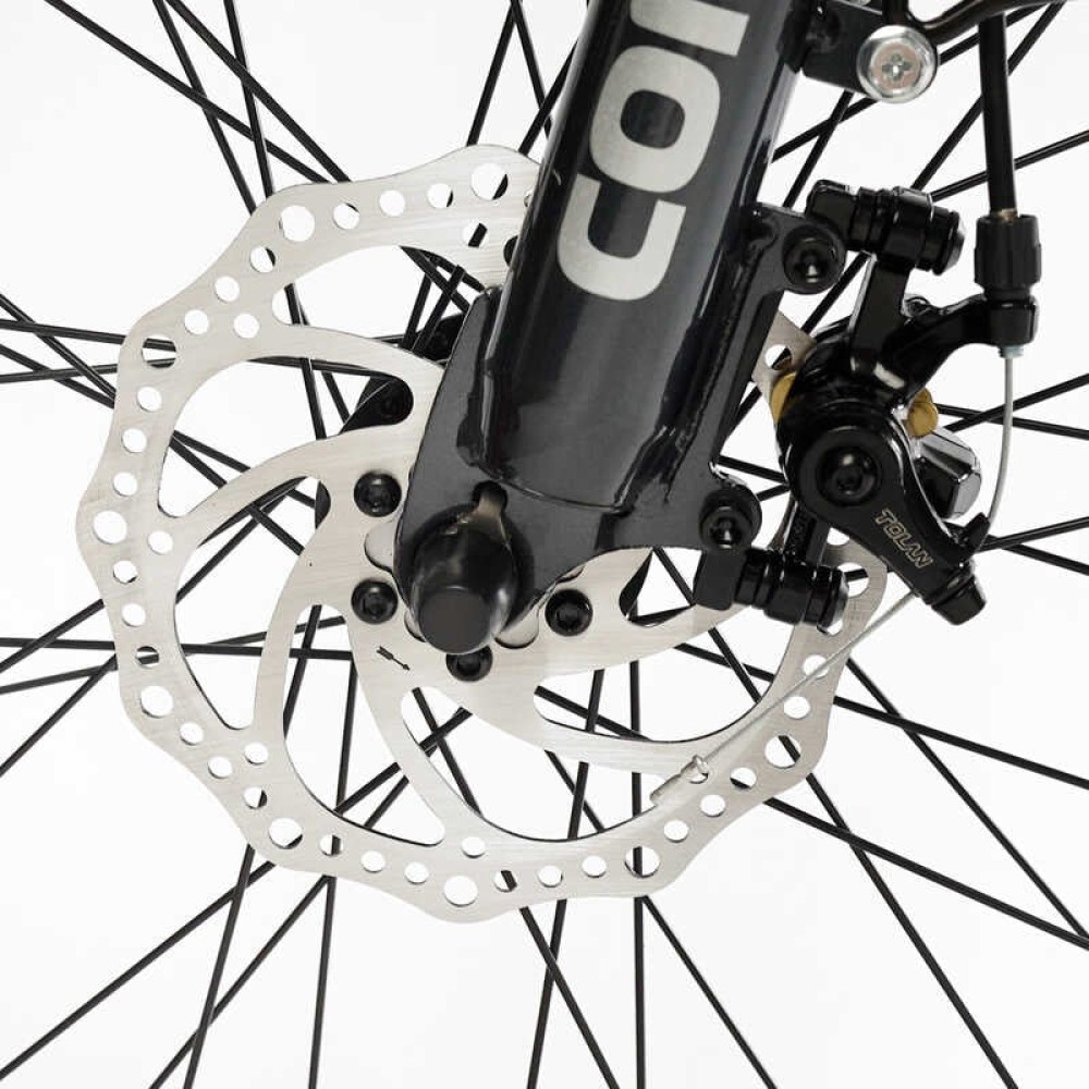 Електровелосипед Corso Mistral 500W 48V, Shimano, амортизація, багажник
