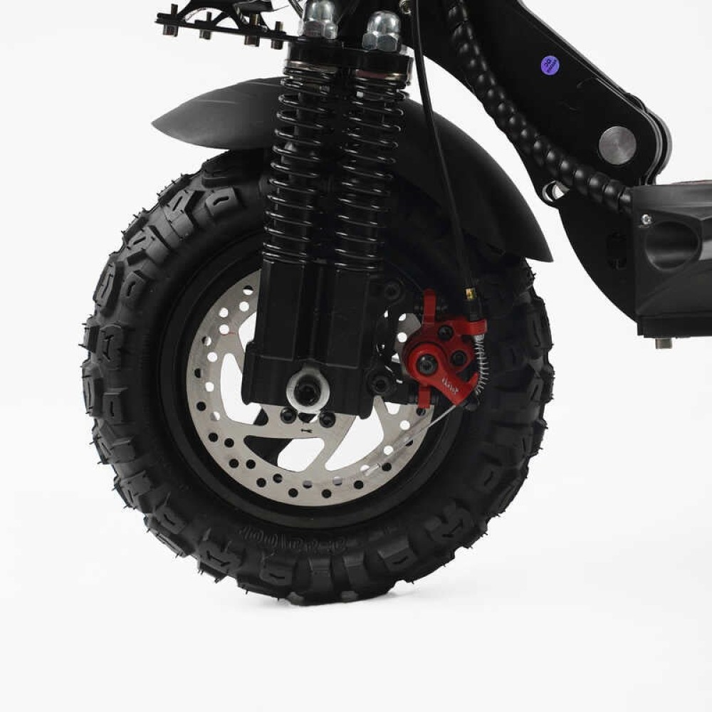 Електросамокат Best Scooter BS-80632 з сидінням: 1200W, літієвий акумулятор 48V 18Ah, надувні колеса 11"