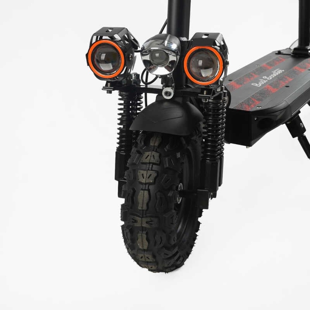 Електросамокат Best Scooter BS-80632 з сидінням: 1200W, літієвий акумулятор 48V 18Ah, надувні колеса 11"