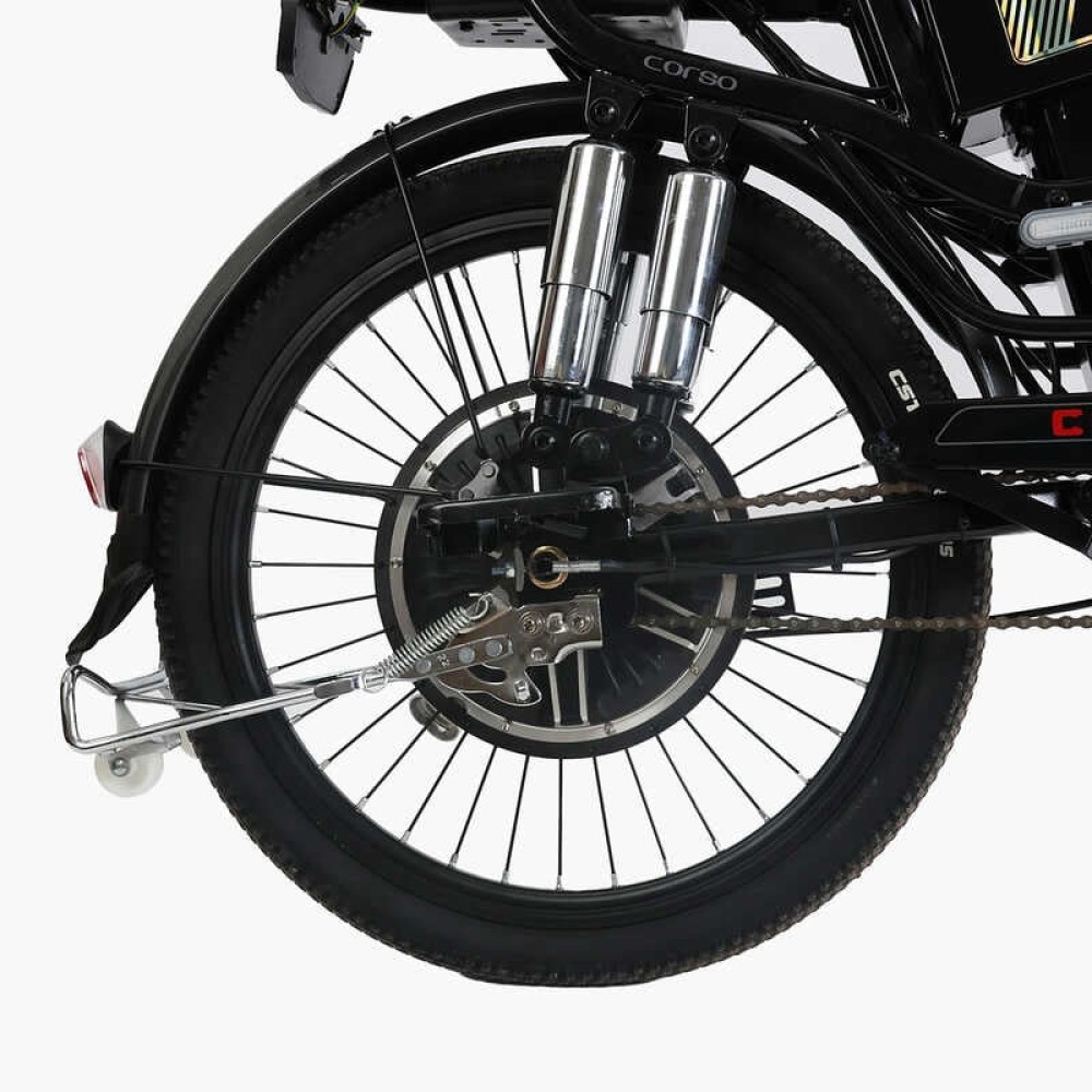 Електровелосипед Corso Shadow SH-9038-7 / 9083-7 / с-31 22" 500W 48V/20Ah, сигналізація, кошик 