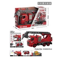 Машина-конструктор YW 9080 B (24/2) світло, звук, інерція, бризкає водою, у коробці