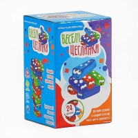 гр Настільна гра "Веселі Цеглинки" UKB-B 0040 (24) "4FUN Game Club" 24 деталі, українською мовою, в коробці