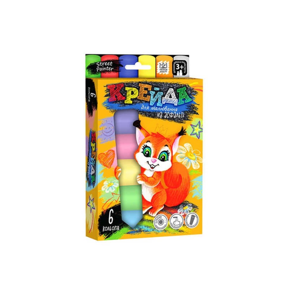 гр Крейда для малювання, велика MEL-01-04U УКР. (20) 