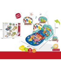 Килимок 368-82 L (24) піаніно, мелодії, підсвічування, 5 підвісок, брязкальця, в коробці