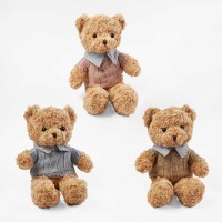 М'яка іграшка M 18506 (200) “Ведмедик”, висота: 30 см, светр знімається, ВИДАЄТЬСЯ ТІЛЬКИ МІКС ВИДІВ