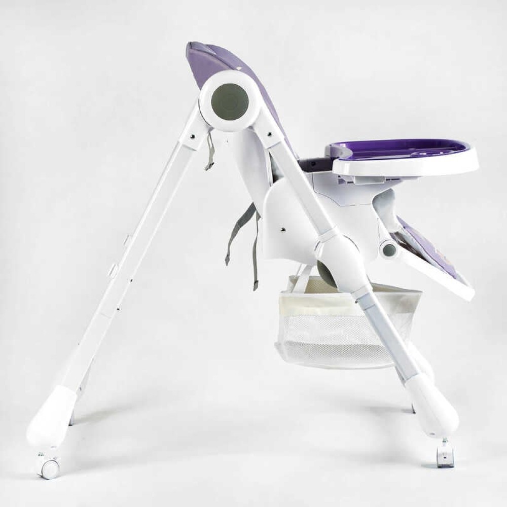 Стільчик для годування Joy K-60290 (1) мягкий чохол ПВХ, 4 колеса, з’ємний столик, кошик, в коробці